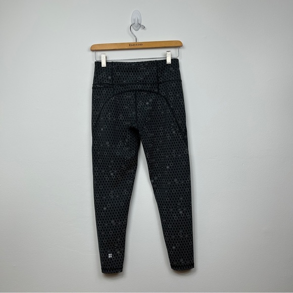 Sweaty Betty Power 7/8 Athletic Tights Workout Leggings Black/Gray Size Small - Picture 9 of 13